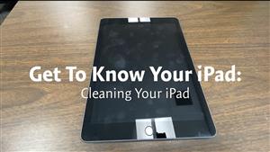 Cleaning your iPad 