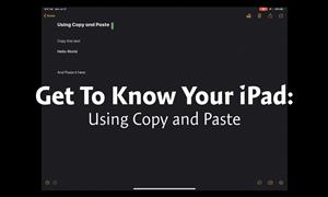 Using copy and paste 