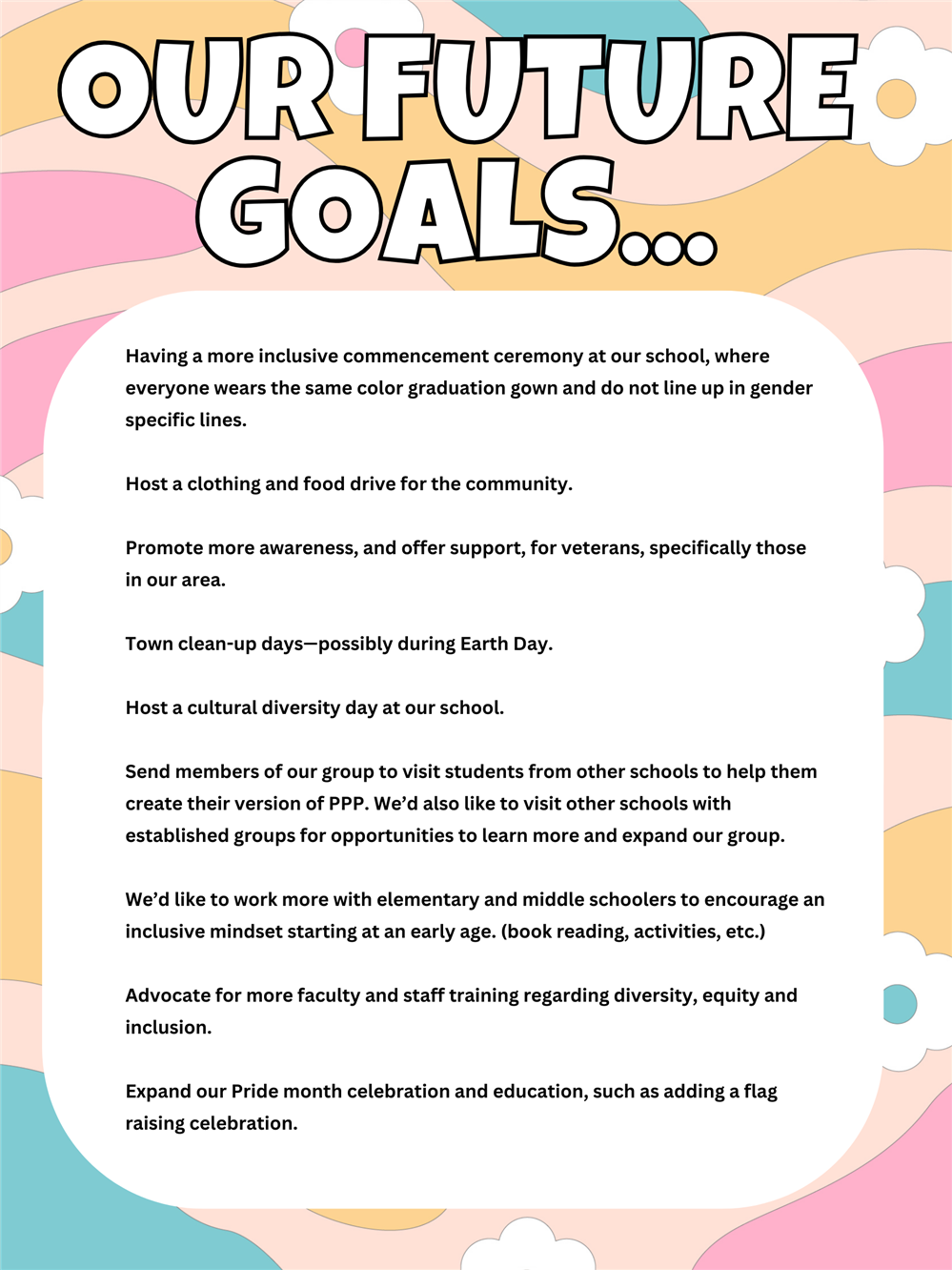 Our Future Goals...