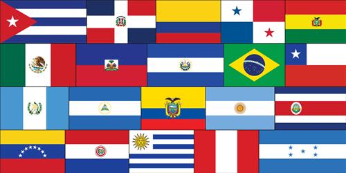Flags of the Spanish-speaking countries 
